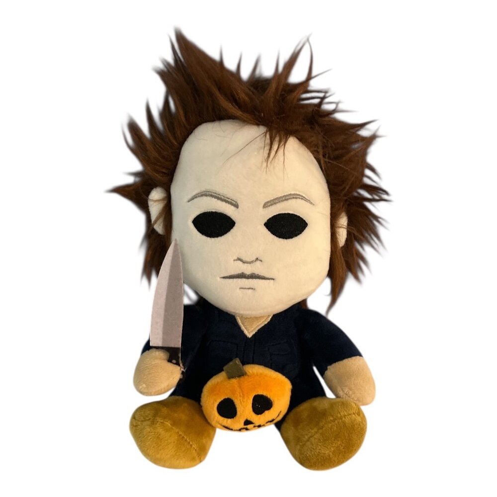 Kidrobot Halloween II Michael Myers Phunny Plush 8” Knife Pumpkin Horror Collect